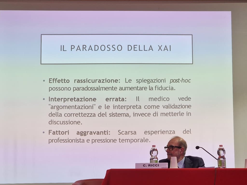 Il paradosso della XAI · effetto rassicurazione e interpretazione errata